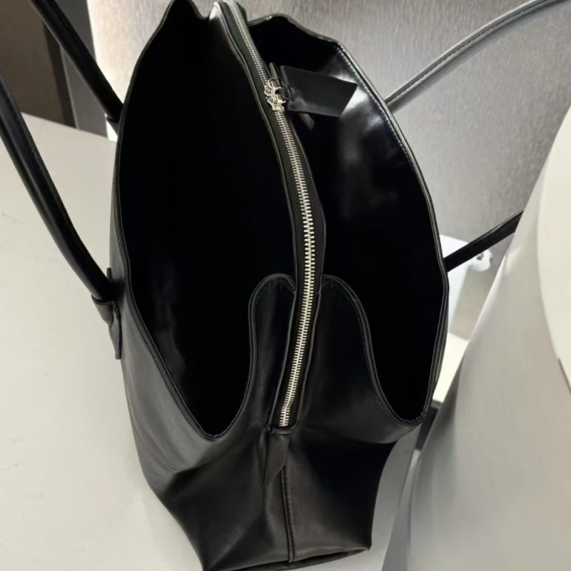 sac fourre tout de luxe pour femmes, marque de mode, haut de gamme, simple, grande capacité, sac à main irrégulier en cuir de haute qualité, sac à bandoulière de banlieue