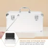 pièces de valise en aluminium, conteneurs de toilette, jouet dur, organization de garage, rangement, boîtier de verrouillage en métal portable sans éponge