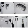 grande boîte à outils portable en aluminium pour équipement de sécurité, mallette de rangement pour matériel, valise avec bandoulière