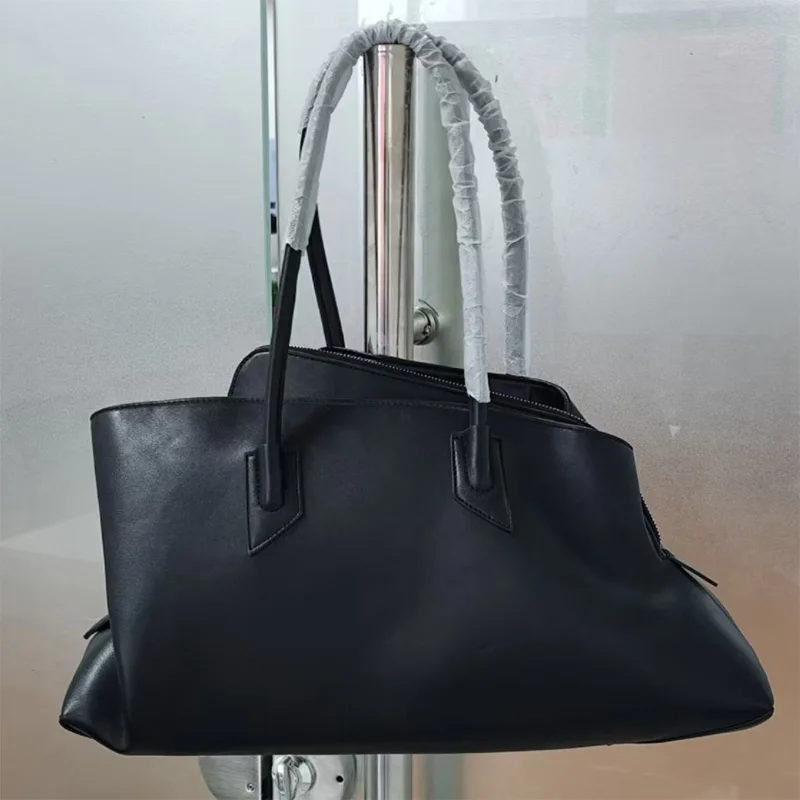 sac fourre tout de luxe pour femmes, marque de mode, haut de gamme, simple, grande capacité, sac à main irrégulier en cuir de haute qualité, sac à bandoulière de banlieue