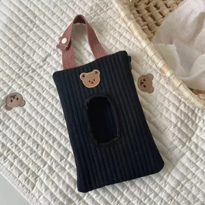 Sac de rangement portable pour poussette de bébé, étui à lingettes, boîte à mouchoirs, housse de serviette, chariot pour nouveau-né, voyage, voiture, accessoires, nouveau