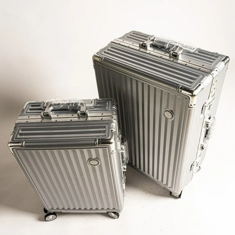 20/24 pouces grande capacité pc valise à roulettes tsa serrure à combinaison affaires cadre en métal valise de voyage sur roues sac de voyage