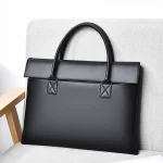 Sac pour ordinateur portable de grande capacité – Mallette élégante et durable avec plusieurs compartiments pour les essentiels quotidiens et les accessoires pour ordinateur portable