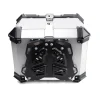coffre arrière de moto en aluminium 36l 45l 55l 65l 80l 100l, valises de moto, boîte arrière de rangement, boîte supérieure