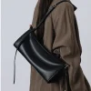 sac à bandoulière de style minimaliste pour femmes, sac de luxe de styliste, sac à main de banlieue polyvalent en cuir, sac à bandoulière multifonctionnel