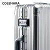 COLENARA valise de cabine valise à bagages de grande capacité 20 « boîte d’embarquement tout en aluminium et alliage de magnésium 24 » 26 « 29 » bagages pour hommes COLENARA valise de cabine valise à bagages de grande capacité 20 « boîte d’embarquement tout en aluminium et alliage de magnésium 24 » 26 « 29 » bagages pour hommes
