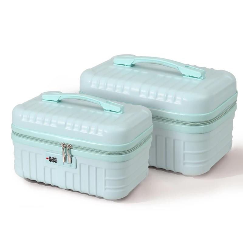 valise portable de 16 pouces, petit compartiment à bagages, sac de maquillage, boîte de rangement, boîte de voyage, valise légère et portable de 18 pouces