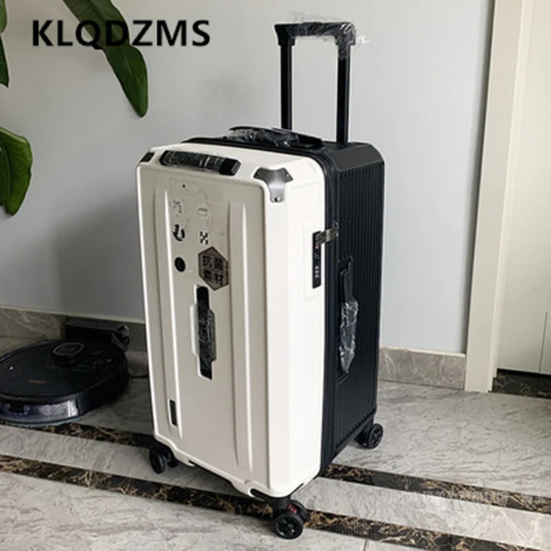 klqdzms valise grande capacité boîtier de chariot 20 pouces boîte d'embarquement 22 "24" 26 "28" 30 "32" 34 "36" 40 "avec valise à roulettes