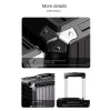 porte valise de grande capacité, cadre en aluminium de 28 pouces, boîtier de chariot épais, combinaison de bagages d'affaires, serrure tsa