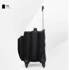 valise à roulettes oxford business trave pour hommes, taille de cabine, sacs à roulettes pour ordinateur portable, bagage à main, 18 pouces