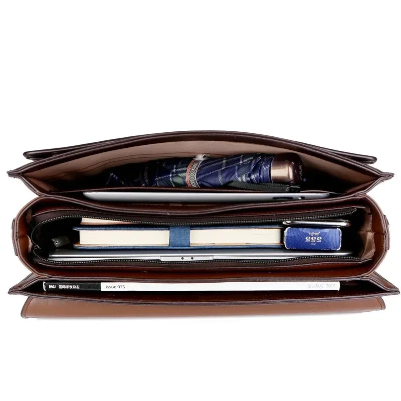 nouveau sac en cuir pour hommes sac de luxe marque femmes sacs mallette exécutive homme valise ordinateur portable hommes sac à main affaires fourre tout сумка