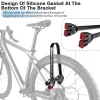 porte bagages de vélo en alliage d'aluminium, grande capacité de 10l, sac de voyage étanche pour siège arrière de vélo, emballage de vélo