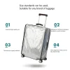 housse de protection pour bagages entièrement transparente, valise étanche en pvc, combinaison pour valise à roulettes de 18 à 30 pouces, housse anti poussière