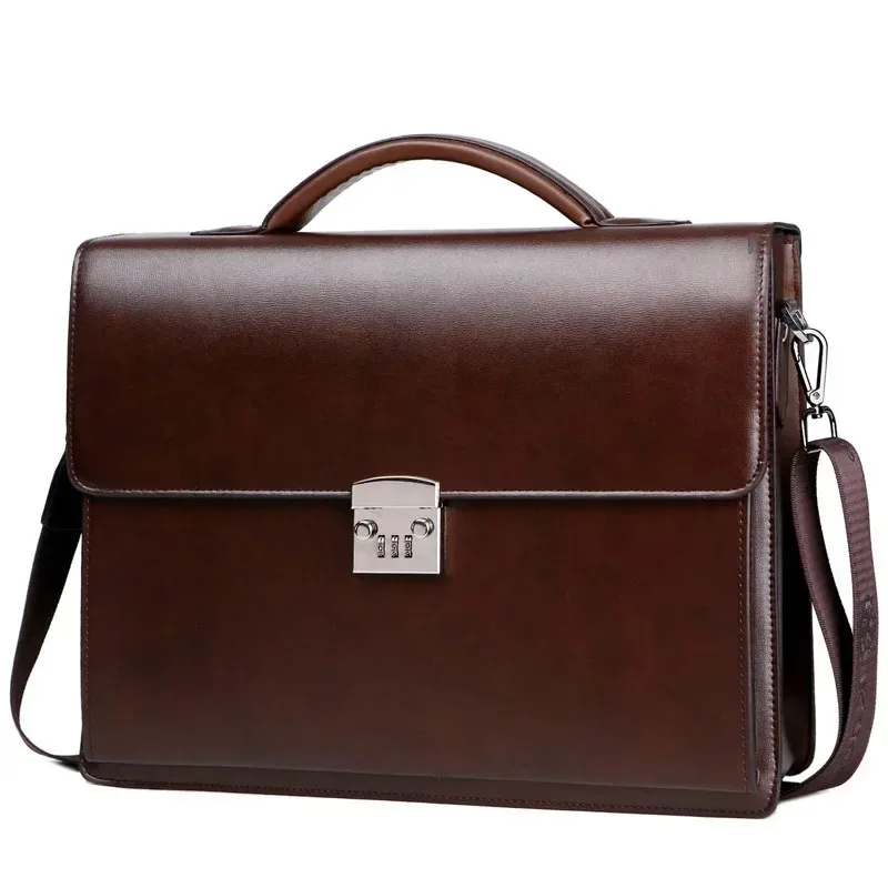 nouveau sac en cuir pour hommes sac de luxe marque femmes sacs mallette exécutive homme valise ordinateur portable hommes sac à main affaires fourre tout сумка