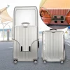 juste de bagage de voyage transparente, housses de protection étanches, housses de protection anti poussière pour valise de 16 à 30 pouces