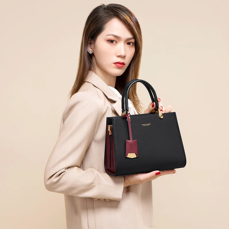 sacs à main à bandoulière en cuir pour femmes, fourre tout à poignée supérieure de styliste de luxe, portefeuille de qualité