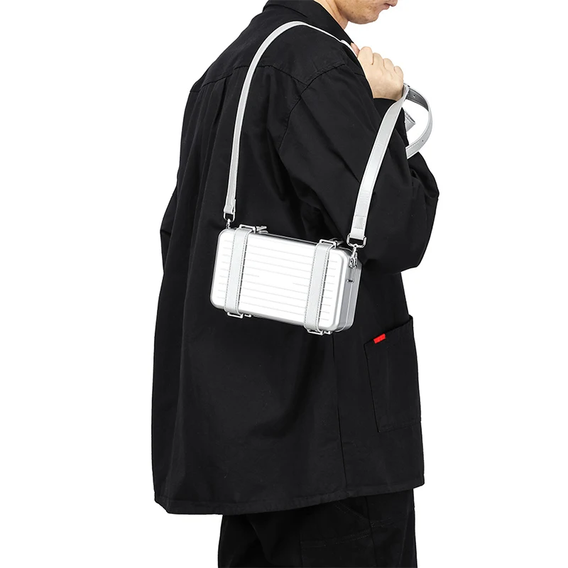 sac à main classique et élégant en forme de bagage rigide : cadeau de sac à bandoulière au design créatif