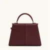 jw pei grand sac à main carré à bandoulière pour femme, sac haut de gamme, elise designer fashion, bordeaux, nouveau, 2025