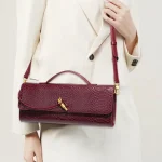 Sac à poignée supérieure Design de luxe pour femmes, sac à main de soirée Long, sacs à bandoulière motif Crocodile, tenues à la mode