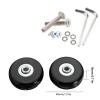 Roulettes silencieuses pour bagages de voyage, 40-70mm, Kit de réparation de valise Flexible et résistant à l&rsquo;usure, roulement silencieux à forte charge
