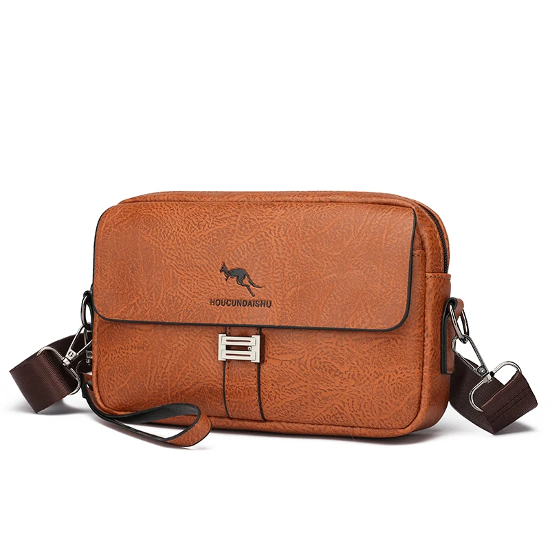 Sacs à bandoulière en cuir décontracté Mini hommes sac à main petit sac à bandoulière pour hommes concepteur Vintage en cuir sac de messager petit hommes Shoul Sacs à bandoulière en cuir décontracté Mini hommes sac à main petit sac à bandoulière pour hommes concepteur Vintage en cuir sac de messager petit hommes Shoul