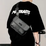 Homme de luxe enveloppe pochette sac à main décontracté épaule sacs à bandoulière Cool rue garçons haute qualité cartables marque de mode Bolsas