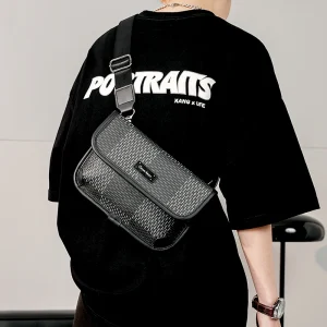 Homme de luxe enveloppe pochette sac à main décontracté épaule sacs à bandoulière Cool rue garçons haute qualité cartables marque de mode Bolsas Homme de luxe enveloppe pochette sac à main décontracté épaule sacs à bandoulière Cool rue garçons haute qualité cartables marque de mode Bolsas