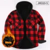 Chemise à manches longues pour hommes, taille américaine, automne hiver, chaud, polaire épaisse, plaid, grande taille, mode, fer gratuit Chemise à manches longues pour hommes, taille américaine, automne hiver, chaud, polaire épaisse, plaid, grande taille, mode, fer gratuit