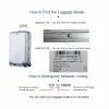 juste de bagage pour valise rimowa, étuis de protection avec fermeture éclair, housses anti poussière transparentes en pvc personnalisées, toutes les séries