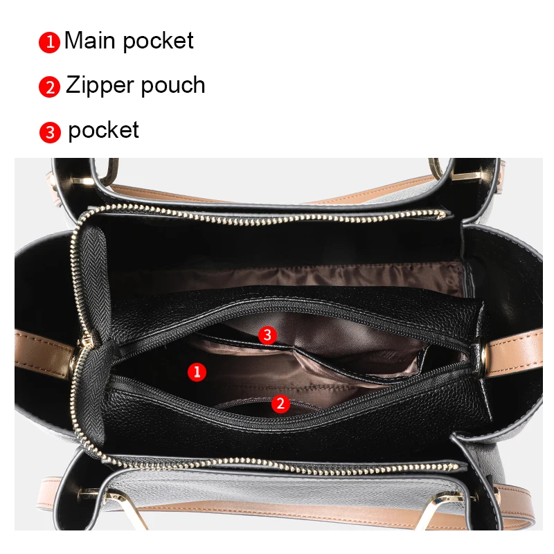 sac à main en cuir de luxe 2025, nouvelle tendance de la mode joker, sac seau de grande capacité, connaissement, épaule en bandoulière