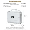 sac à bandoulière blanc pour dji avata mini 3/mini 4 pro/air 2s/air3, valise antidéflagrante, une sangle, mallette de rangement d'accessoires de drone