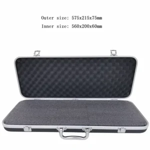 Valise de rangement portable avec doublure en aluminium, boîtier en plastique avec alliage de sécurité, éponge, impact, boîte à outils, degré Valise de rangement portable avec doublure en aluminium, boîtier en plastique avec alliage de sécurité, éponge, impact, boîte à outils, degré