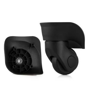 2 pièces valise roues bagages Spinner roulette silencieux bagages roues roues de remplacement douane boîte chariot accessoires chaud