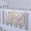 Sac de rangement Portable pour berceau de bébé, organisateur de couches multifonctionnel pour tête de lit de nouveau-né, sac à couches pour enfants, articles de literie pour bébé
