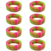 juste de protection des roues de la valise en silicone, bagages de voyage, chaussures de roulette, housse de roulettes de boîte de chariot, bruit sap, 8 pièces