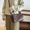 sac à main en cuir rétro simple pour femme, petite tête couche plante peau de vache, petite bandoulière initiée, designer de luxe
