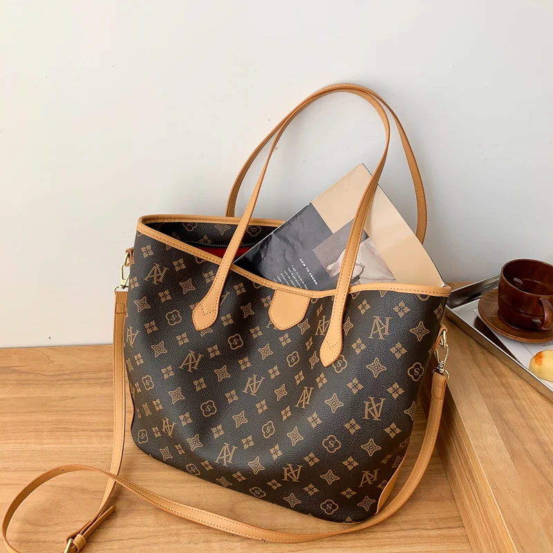 sac fourre tout de marque de luxe pour femmes, sac à main à bandoulière en cuir, sac à bandoulière de styliste populaire pour femmes