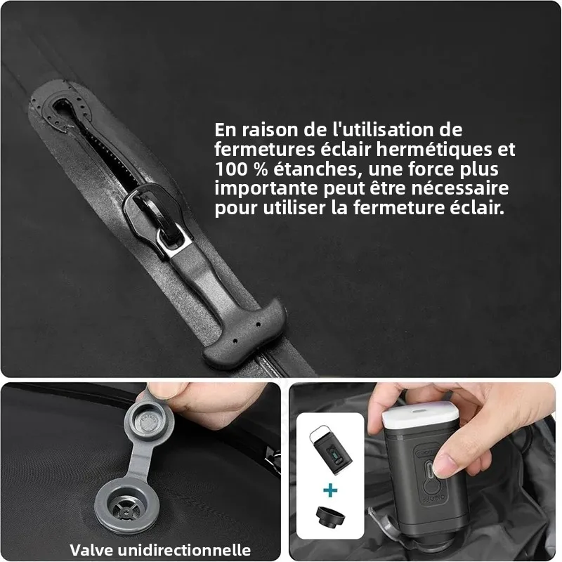 sacs de rangement sous vide, valises essentielles de voyage, organisateur de vêtements, sac d'emballage, accessoires pratiques, cubes d'emballage à compression