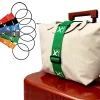 sangle de suspension fixe de qualité supérieure, solide, résistante à l'usure, corde élastique pour bagages, ceinture de liaison, valise à motif d'avion imprimé