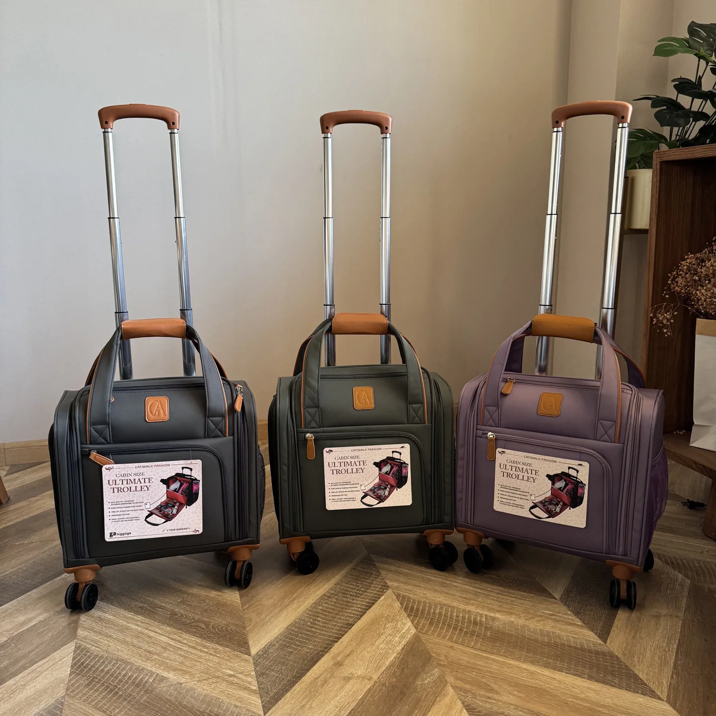 bagage d'embarquement ultra léger et silencieux de 16 pouces, roues universelles, bagage d'ordinateur, valise de voyage étanche