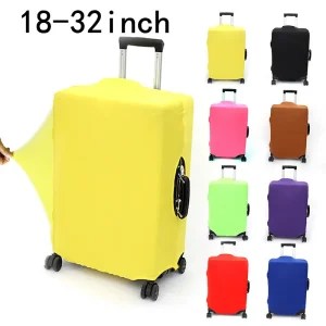 Housse de protection pour valise extensible S/M/L/XL, étui anti-poussière pour bagages, protecteur de bagages adapté aux essentiels de voyage de 18 à 32 pouces Housse de protection pour valise extensible S/M/L/XL, étui anti-poussière pour bagages, protecteur de bagages adapté aux essentiels de voyage de 18 à 32 pouces