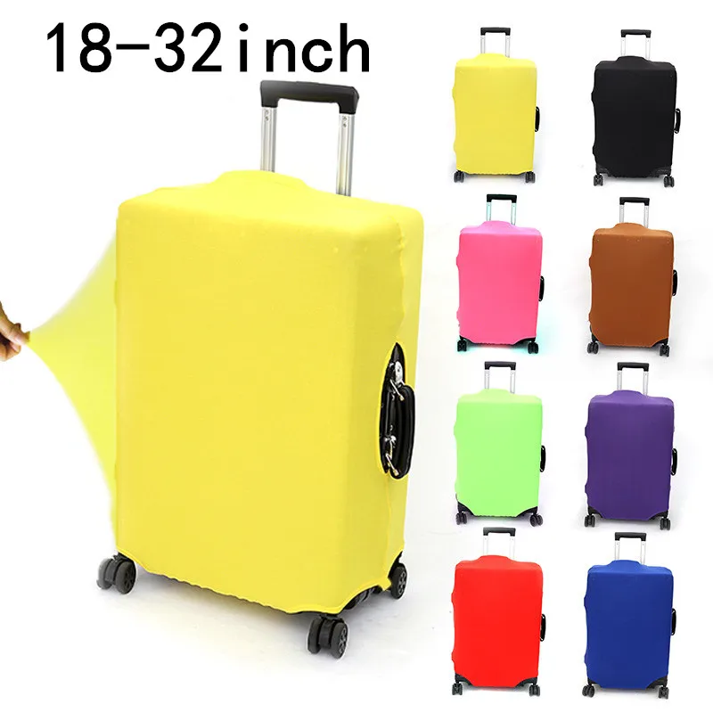 Housse de protection pour valise extensible S/M/L/XL, étui anti-poussière pour bagages, protecteur de bagages adapté aux essentiels de voyage de 18 à 32 pouces Housse de protection pour valise extensible S/M/L/XL, étui anti-poussière pour bagages, protecteur de bagages adapté aux essentiels de voyage de 18 à 32 pouces