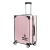 housse de protection transparente pour bagages de voyage, housses de valise étanches, anti poussière, fermeture éclair, pour valise de 20 à 20 pouces 2