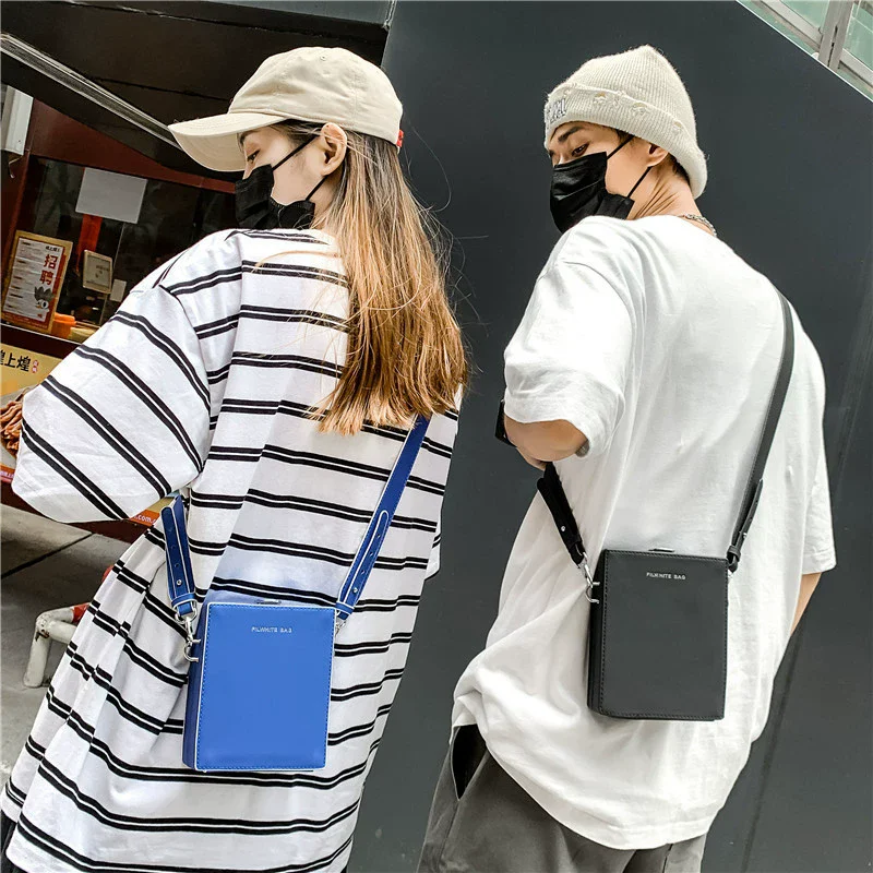 petit sac carré de luxe de styliste, valise décontractée en forme de sac à bandoulière pour hommes, sacoche en cuir pu, sacs à main