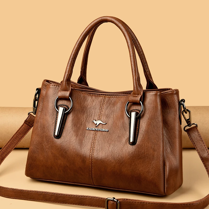 sacs à main en cuir de vache group pour femme, fourre tout de bonne qualité, à la mode, de luxe, à bandoulière