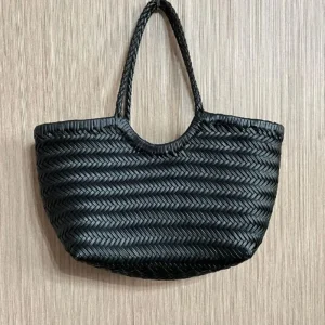 Sacs à main en cuir de mode pour femmes, tissage de cuir, sac de Shopping décontracté, panier Vintage, fourre-tout, sac de Shopping croisé en peau de vache Sacs à main en cuir de mode pour femmes, tissage de cuir, sac de Shopping décontracté, panier Vintage, fourre-tout, sac de Shopping croisé en peau de vache