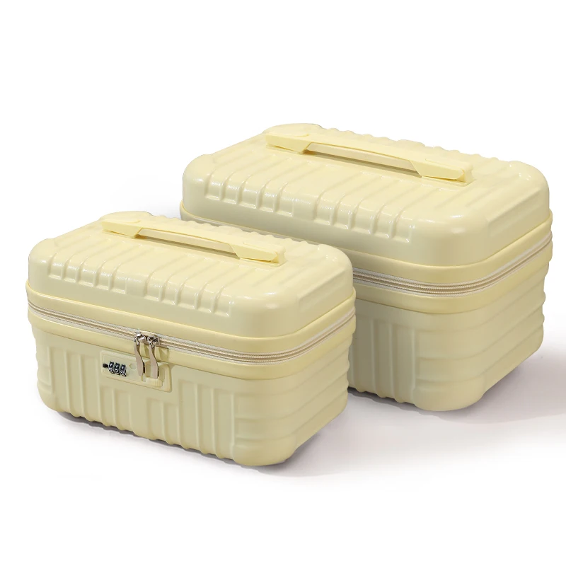 valise portable de 16 pouces, petit compartiment à bagages, sac de maquillage, boîte de rangement, boîte de voyage, valise légère et portable de 18 pouces