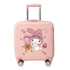 valise à bagages pour enfants, nouveau dessin animé, boîte à chariot multifonctionnelle pour garçons et filles, boîte à mot de passe pour étudiants, étui de voyage