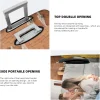 juste de bagage personnalisée avec photo et texte, protection de valise élastique personnalisée, lavable, double face, 1 pièce