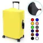 Housse de protection pour bagages en tissu extensible, étui anti-poussière pour bagages, adapté à une valise de 18 à 28 pouces, accessoires de voyage